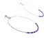 Sodalite And Sterling Silver Heishi Post Dangle Earrings XS10040